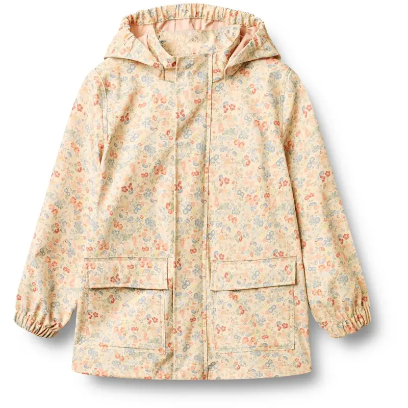 Wheat Flowers And Seashells Rainwear Ollo Jacket 1