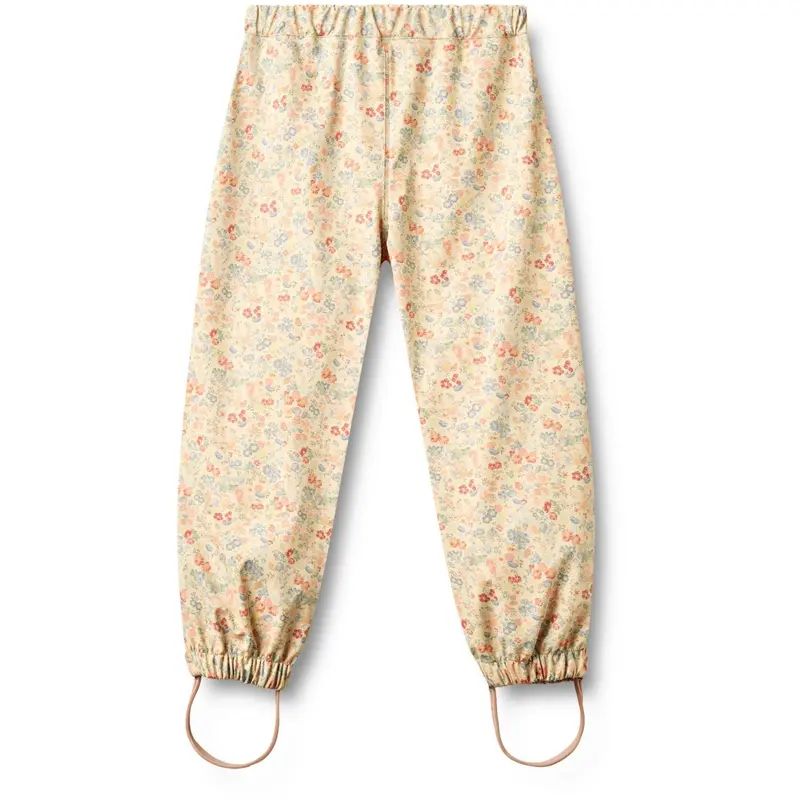 Wheat Flowers And Seashells Rainwear Olo Pants 1