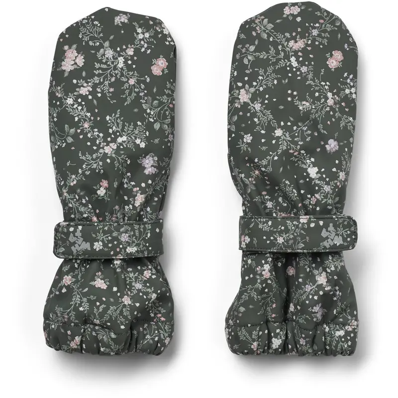 Wheat Forest Lake Checked Flowers Rain Mittens Rily 1