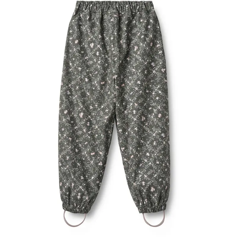 Wheat Forest Lake Checked Flowers Rainwear Olo Pants 1