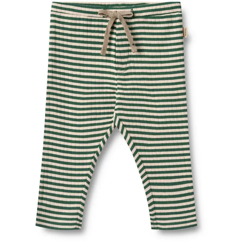Wheat Green Stripe Jersey Pants Manfred 1
