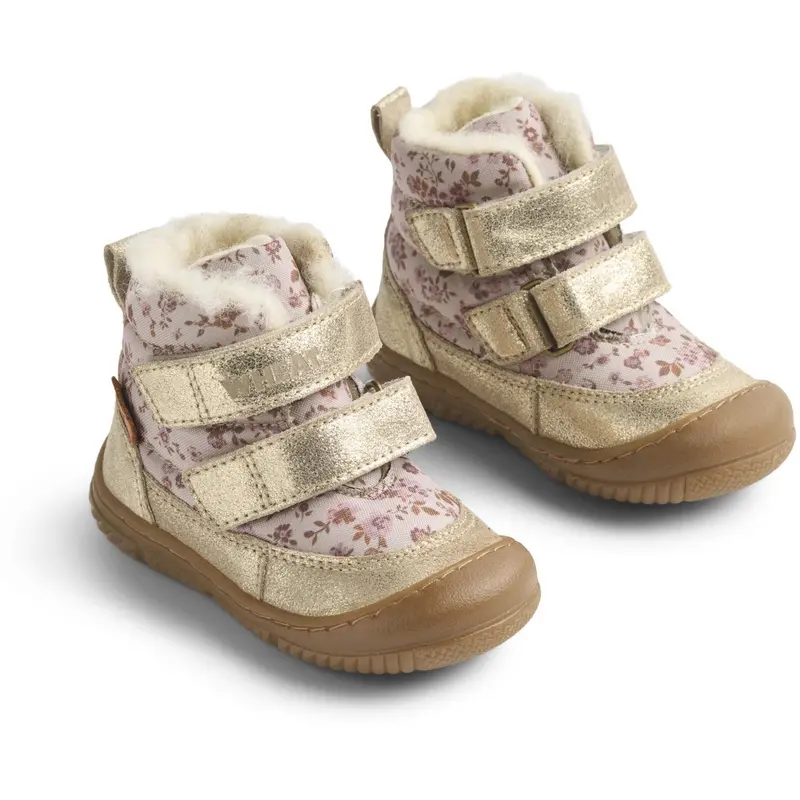 Wheat Grey Rose Flowers Winterboot Dowi Tex 1