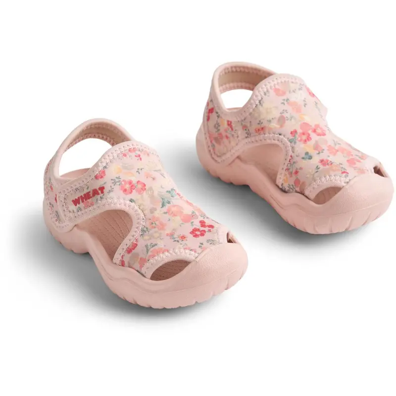 Wheat Ivory Flower Meadow Sandal Bani 1