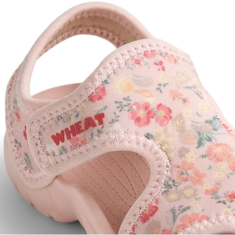 Wheat Ivory Flower Meadow Sandal Bani 3