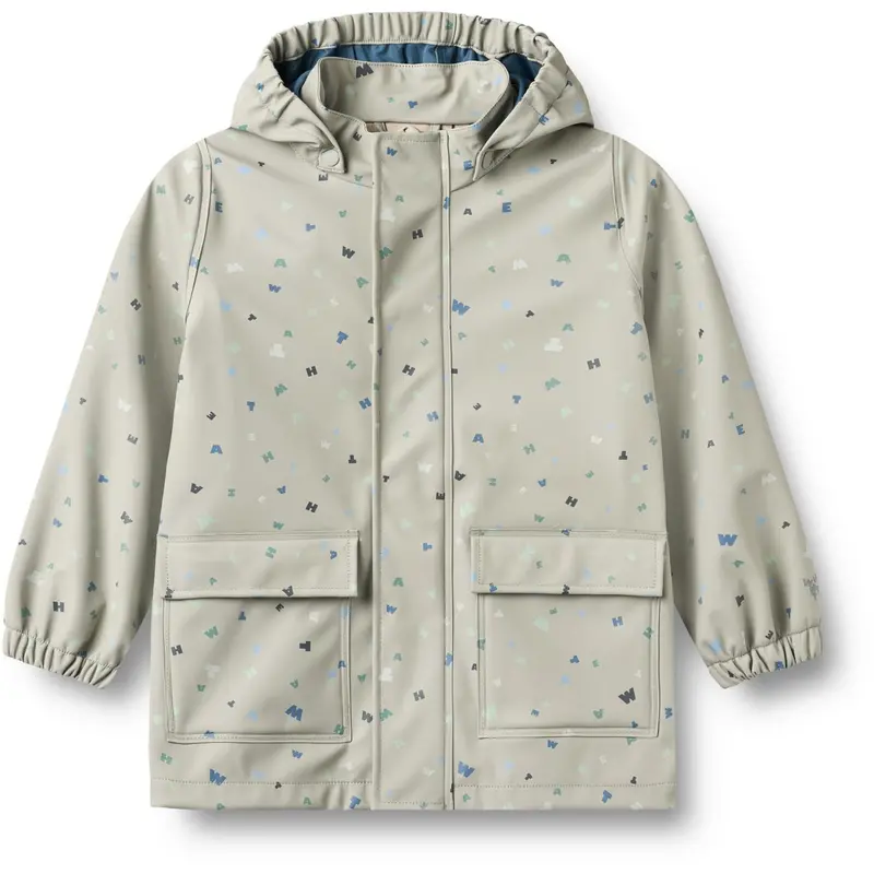 Wheat Light Flint Letters Rainwear Ollo Jacket 1