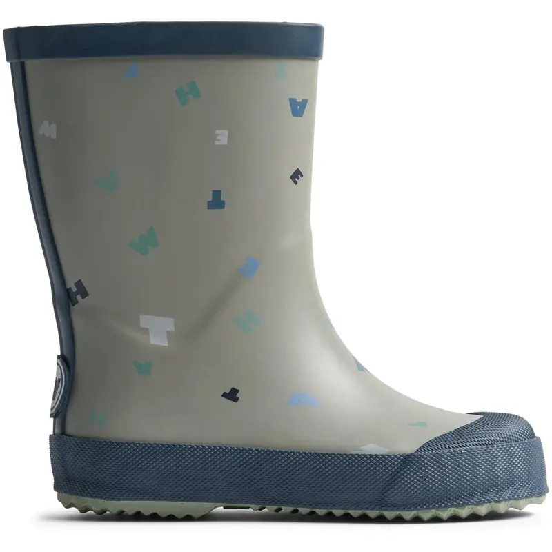 Wheat Light Flint Letters Rubber Boot Muddy 4