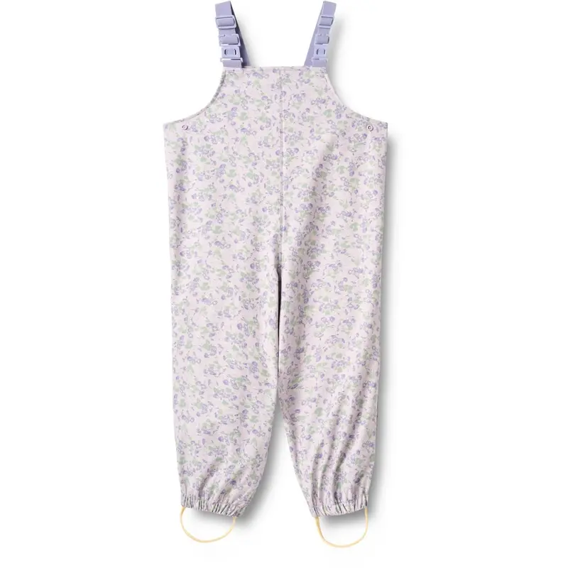 Wheat Lilac Petunias Rainwear Charlo Overall 1