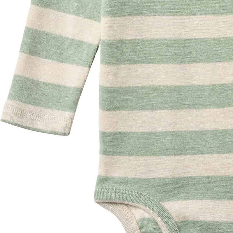 Wheat Mint Stripe Body L/S Freddie 2