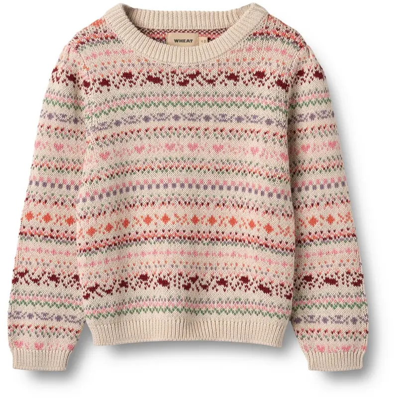Wheat Multi Jaquard Pullover Olga 1