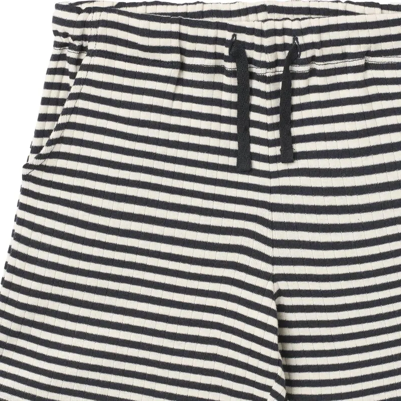 Wheat Navy Rib Stripe Jersey Shorts Kalle 2
