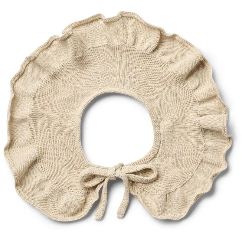 Wheat Offwhite Knit Collar Edele 1