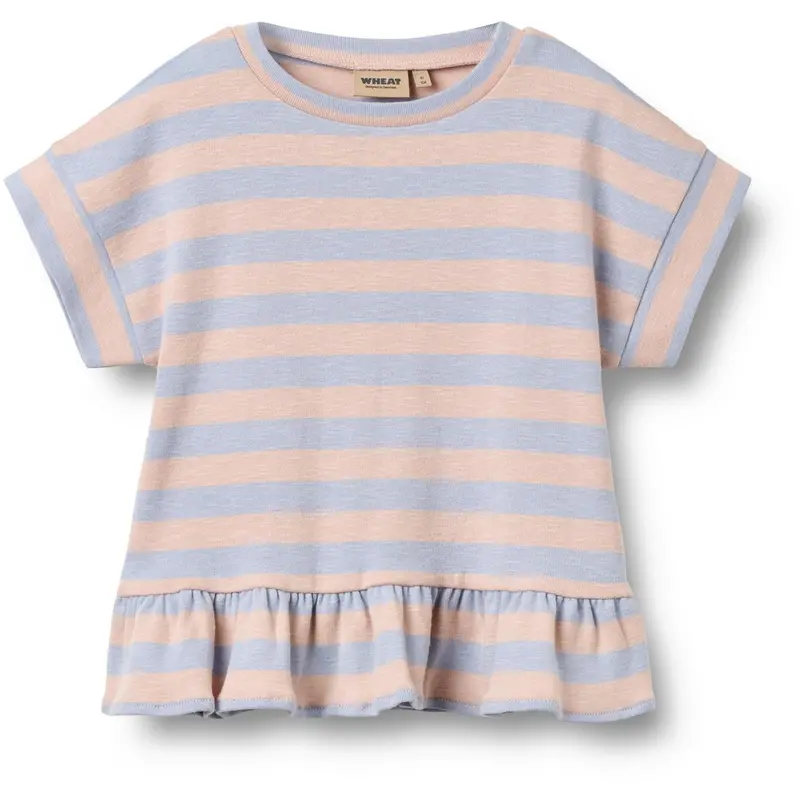 Wheat Powder Stripe T-Shirt S/S Marie 1