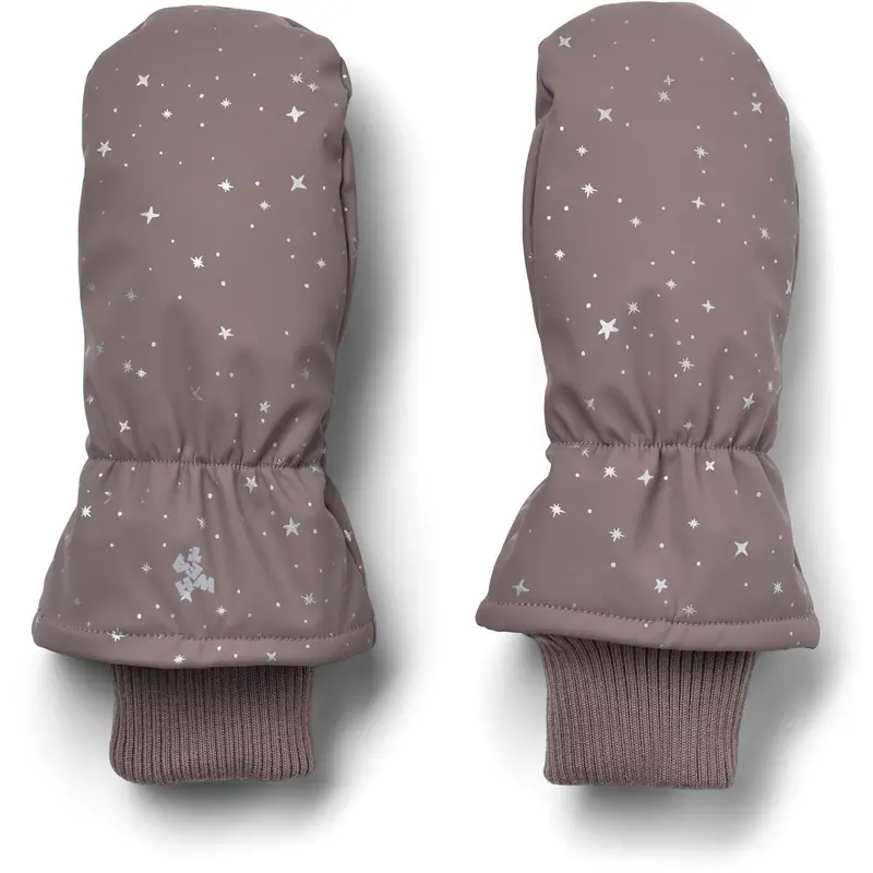 Wheat Purple Stone Stars Winter Mittens Stormy 1