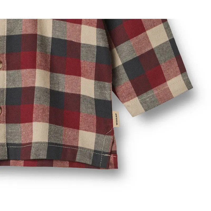 Wheat Red Blue Check Shirt Shelby 5