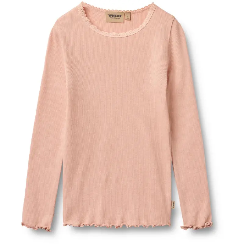 Wheat Rose Cloud Rib Blouse L/S Reese 1
