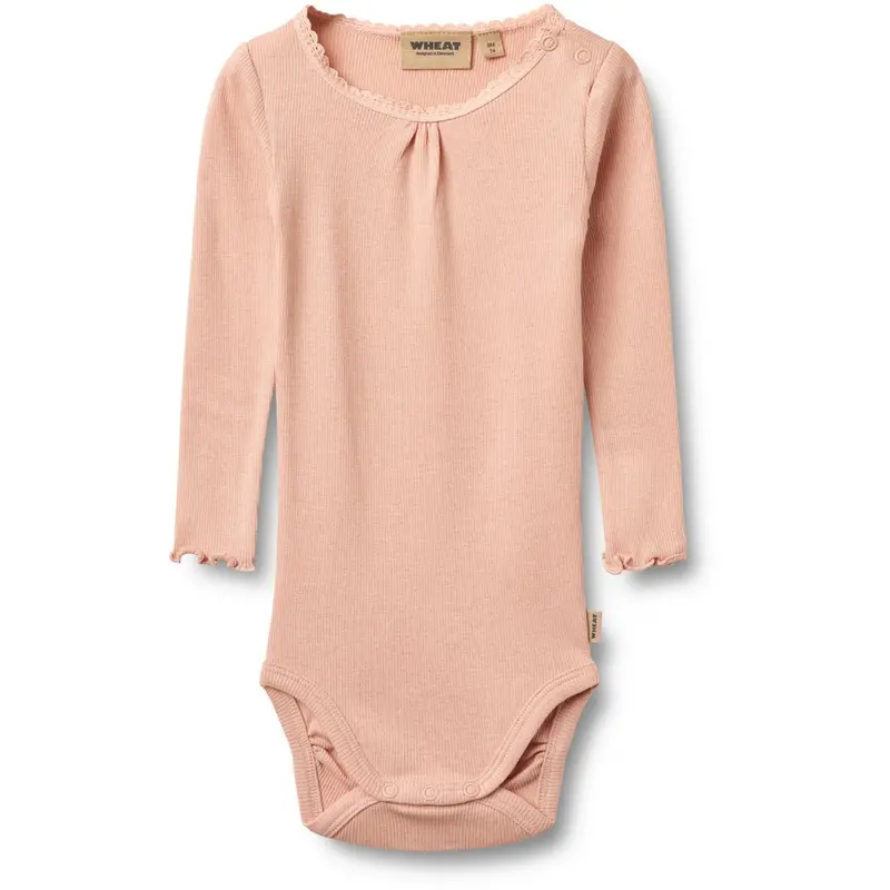 Wheat Rose Cloud Rib Body L/S Lotta 1