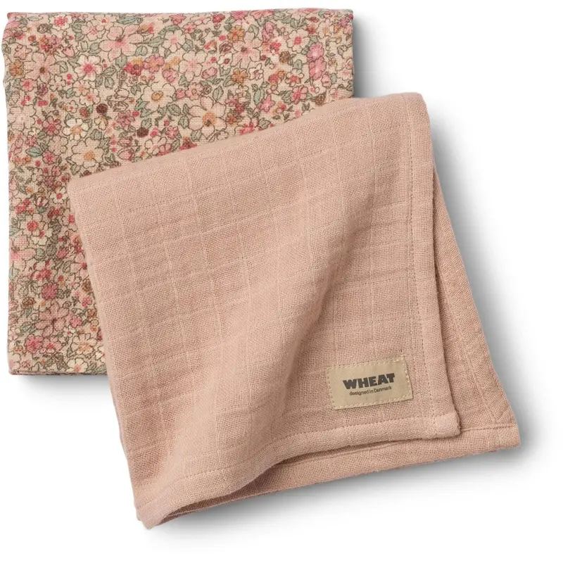 Wheat Rose Dust 2 Pk Muslin Kaya 2