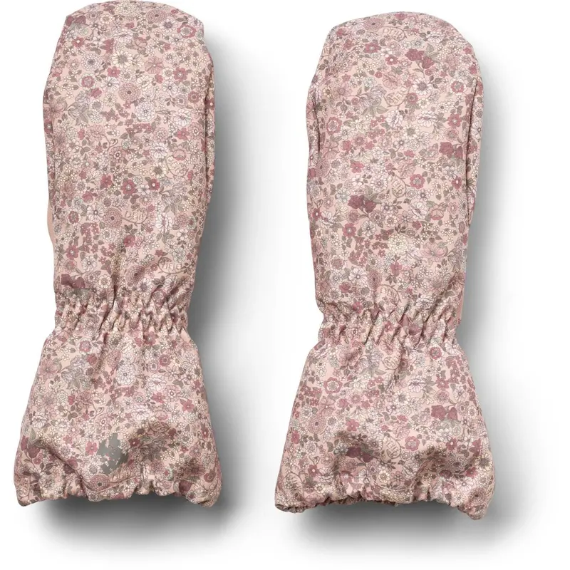 Wheat Rose Dust Flowers Mittens Monta 1