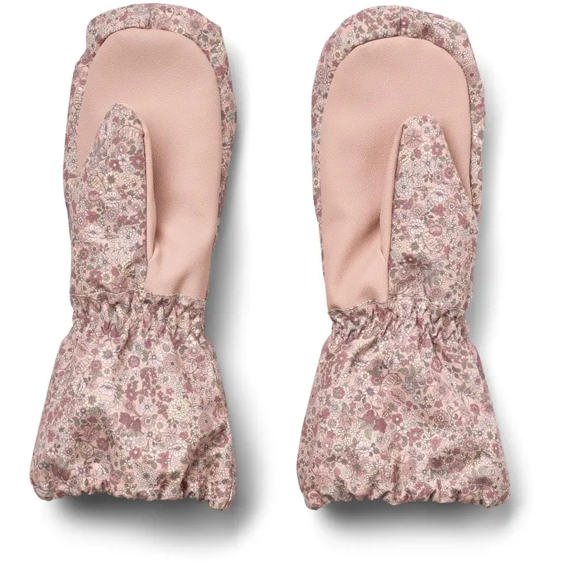 Wheat Rose Dust Flowers Mittens Monta 2