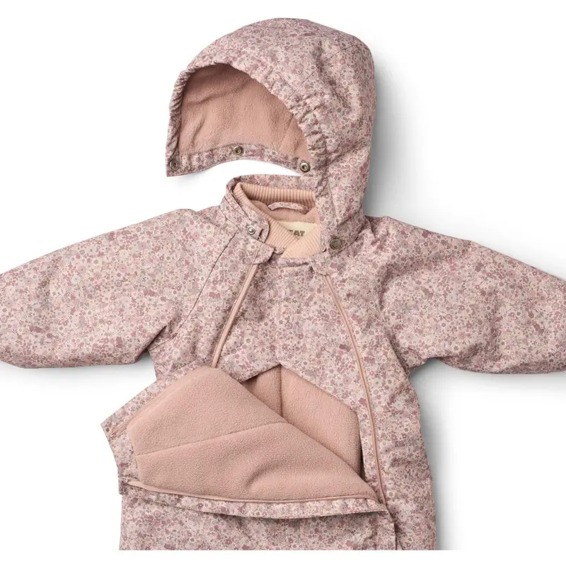 Wheat Rose Dust Flowers Snowsuit Adi 2