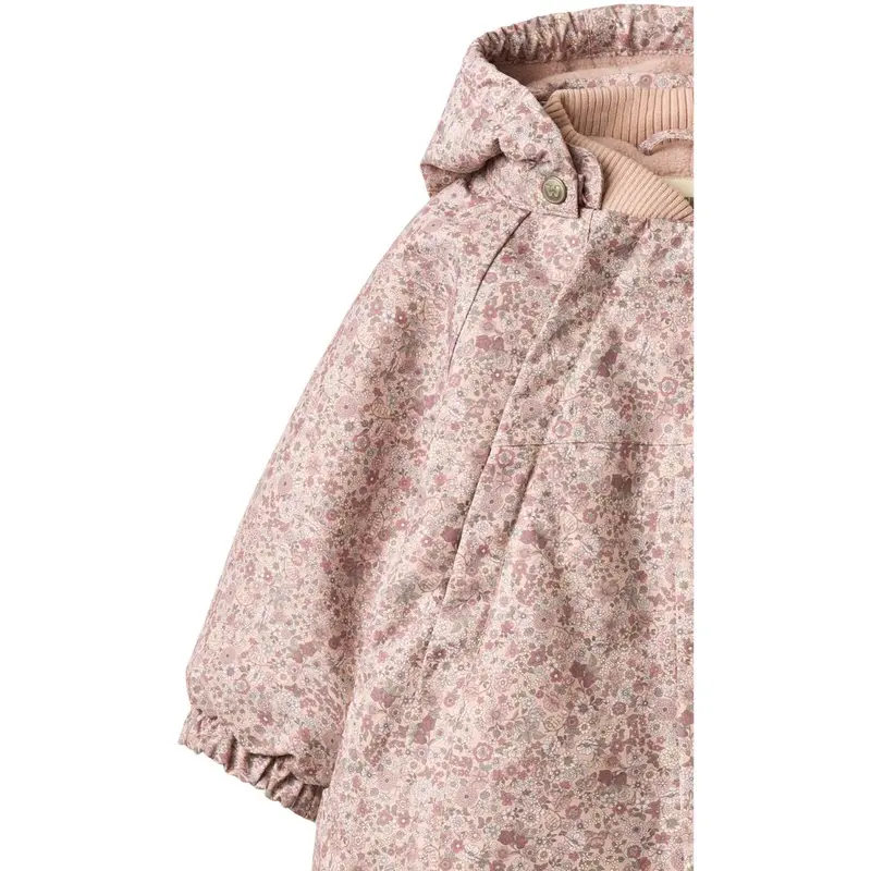 Wheat Rose Dust Flowers Snowsuit Adi 4