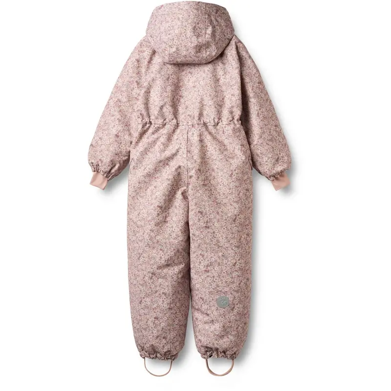 Wheat Rose Dust Flowers Snowsuit Miko 3