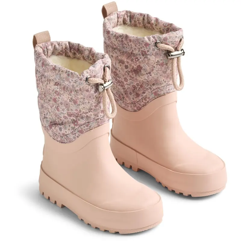 Wheat Rose Dust Flowers Thermo Snowboot Drizzle 1