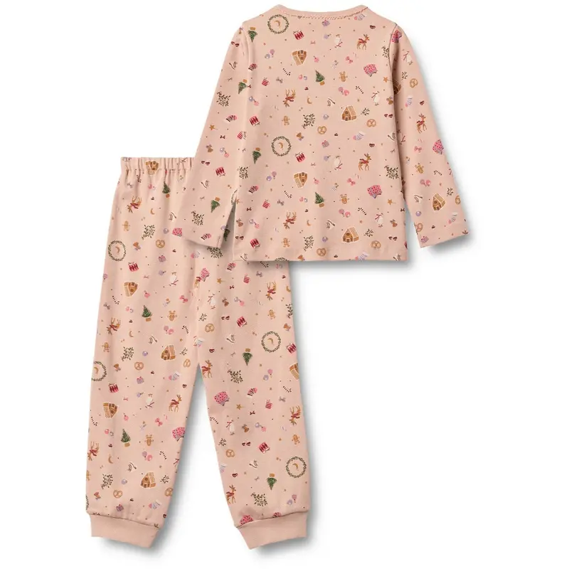 Wheat Rose Dust Holiday Nightwear Picoting Mila 4