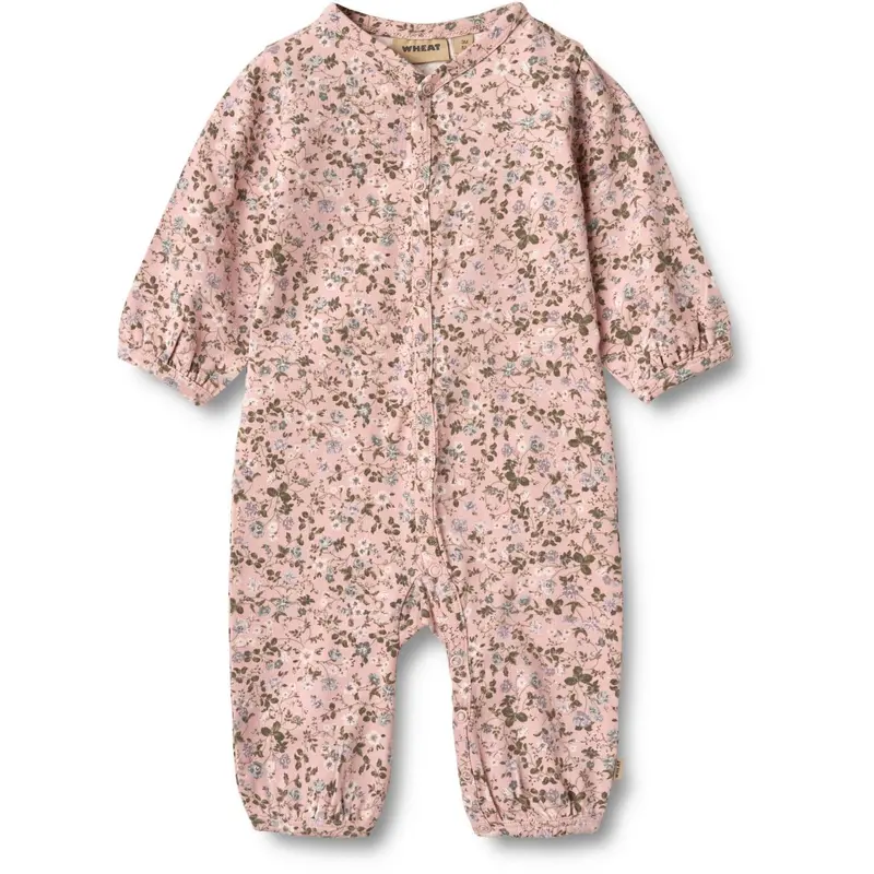 Wheat Rose Powder Flowers Jumpsuit L/S Felizia 1