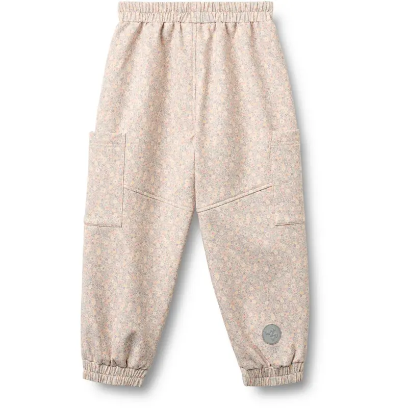 Wheat Rose Shadow Flowers Softshell Trackpants Minno 3