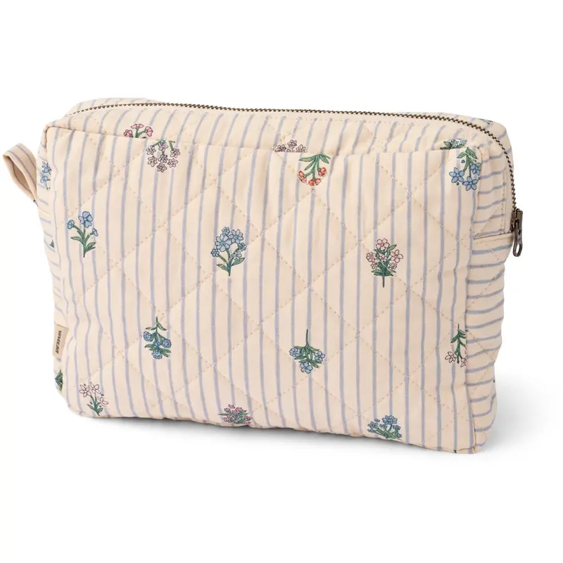 Wheat Rose Shadow Flowers Wash Bag Small Ziggy 1
