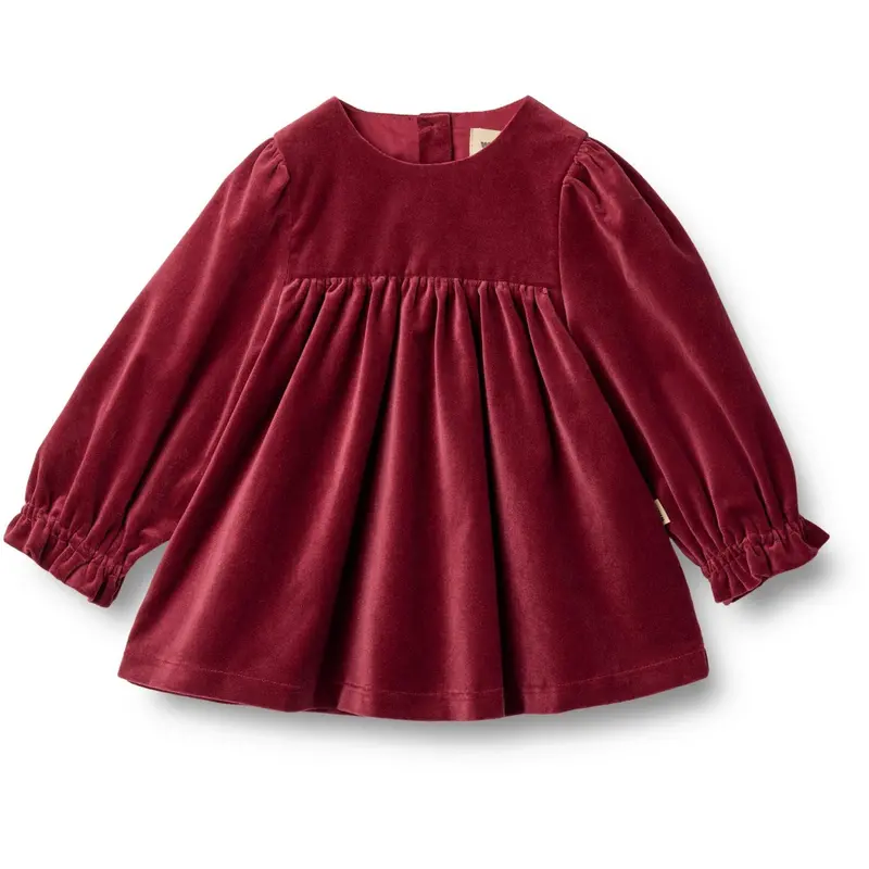 Wheat Ruby Red Dress L/S Elvira 1