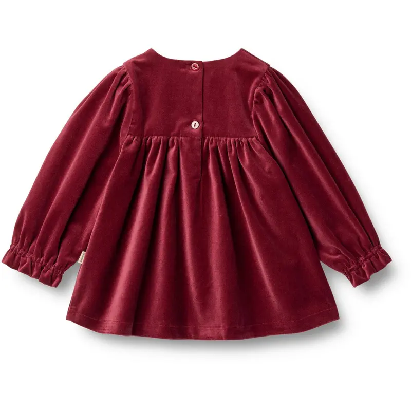 Wheat Ruby Red Dress L/S Elvira 4