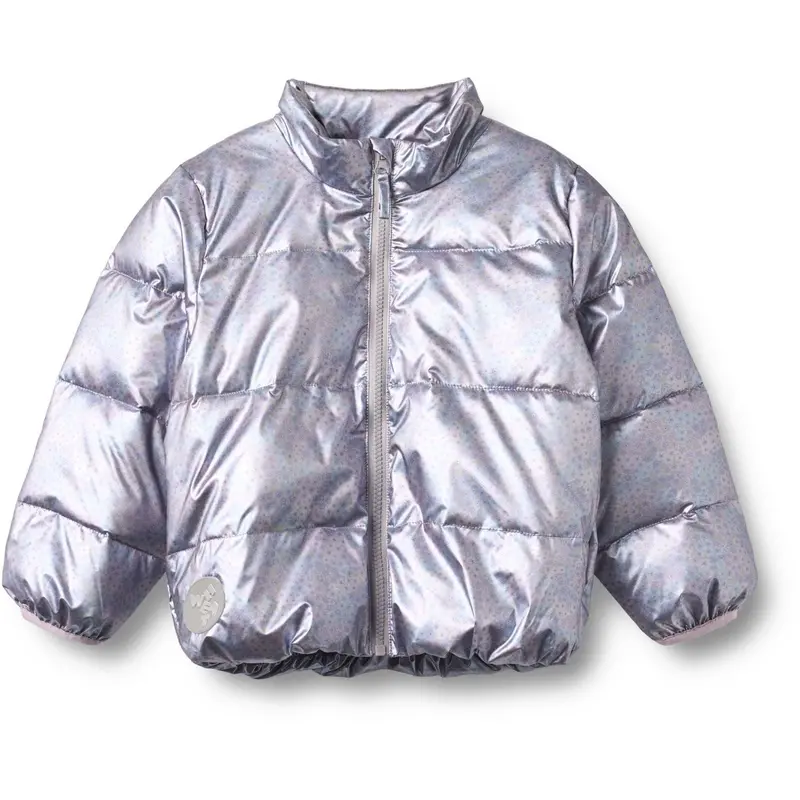 Wheat Silver Sky Flower Lightweight Puffer Jacket Ullu 1