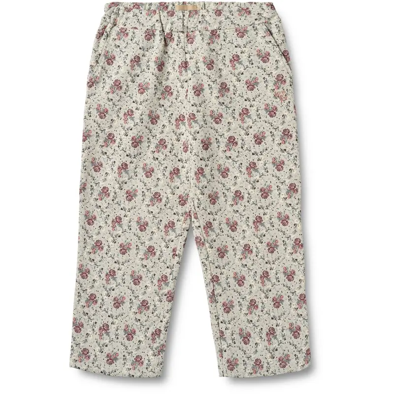 Wheat Slightly Green Flowers Sweatpants Eline 1
