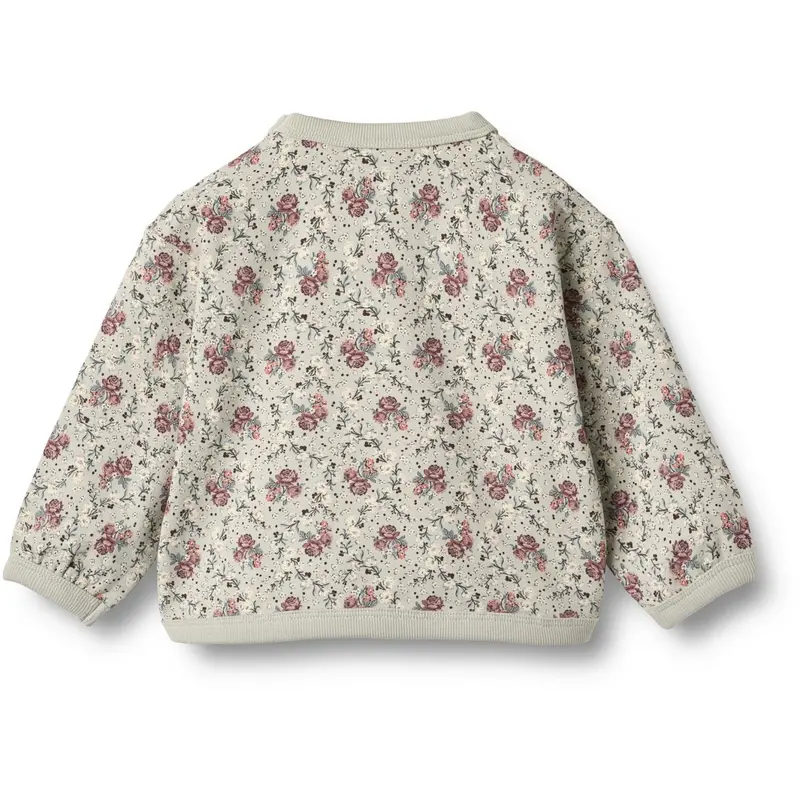 Wheat Slightly Green Flowers Sweatshirt L/S Emery 2