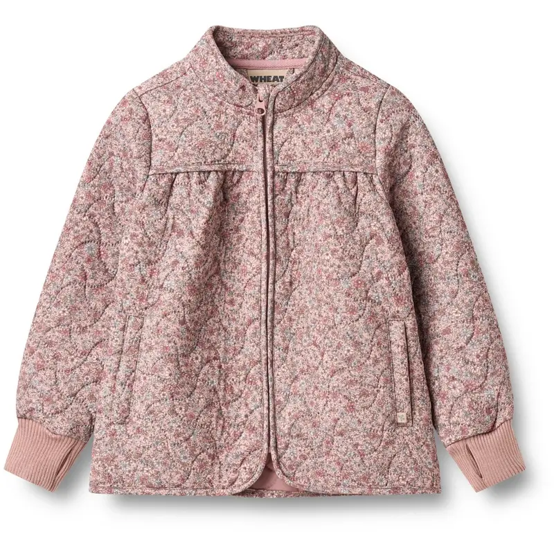 Wheat Soft Lavender Flowers Thermo Jacket Thilde 1