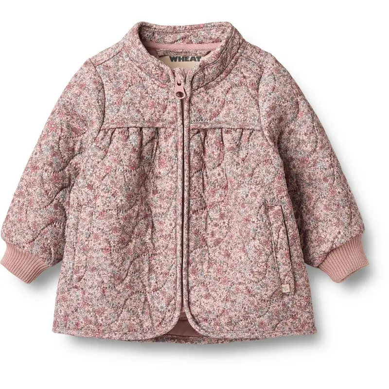 Wheat Soft Lavender Flowers Thermo Jacket Thilde 1