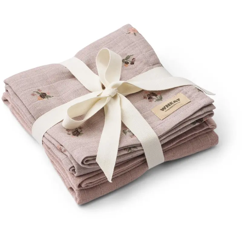 Wheat Soft Lilac 2 Pk Muslin Kaya 1