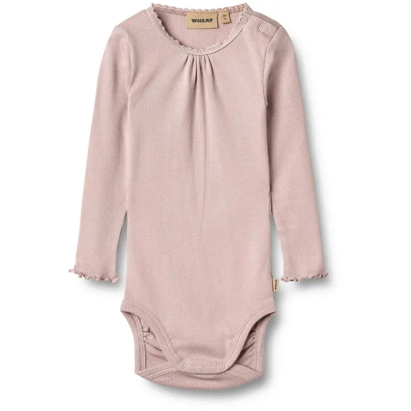 Wheat Soft Lilac Rib Body L/S Lotta 1
