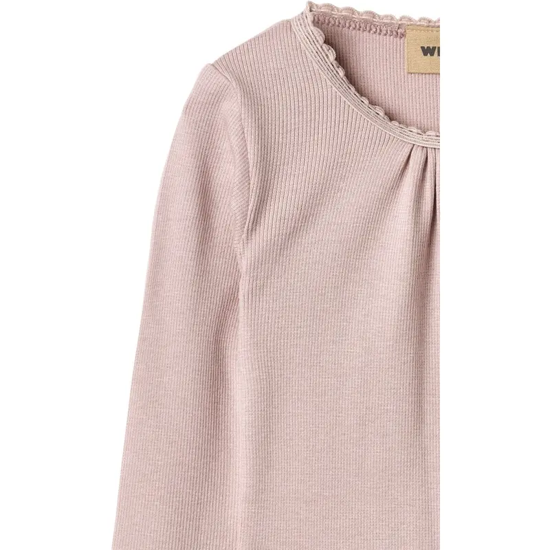 Wheat Soft Lilac Rib Body L/S Lotta 2