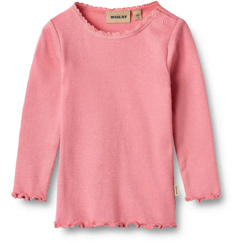 Wheat Soft Pink Rib Blouse Reese 1