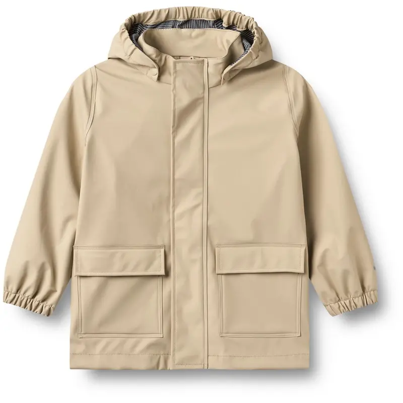 Wheat White Pepper Rainwear Ollo Jacket 1
