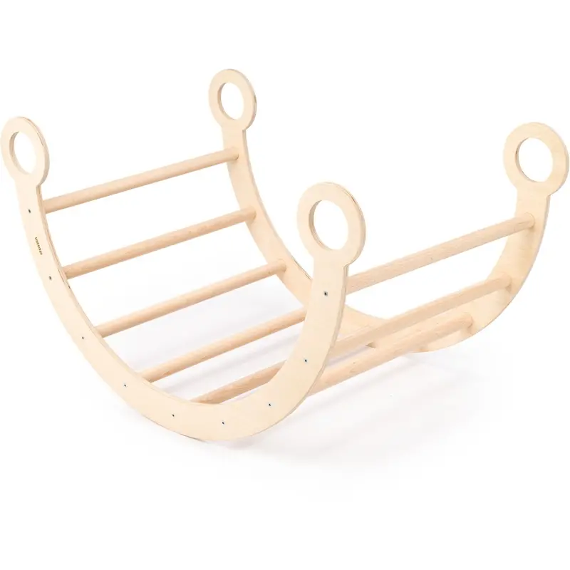 Woobiboo Natural Montessori Wooden Rocker L 1