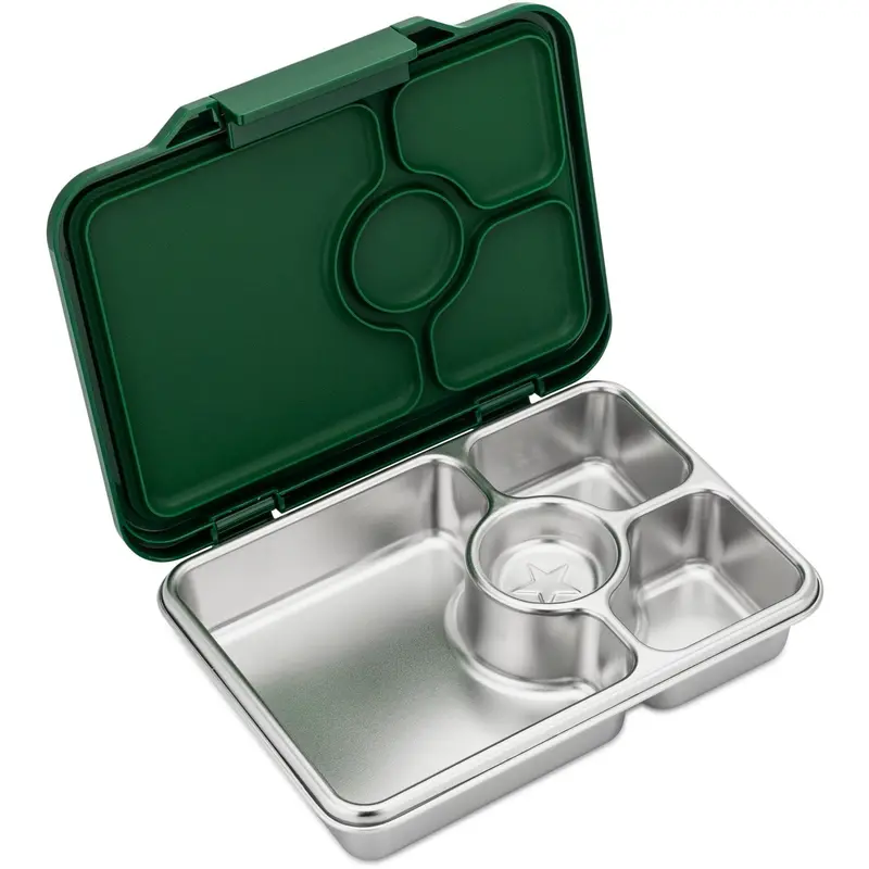 Yumbox Dublin Green Prêt Stainless Steel 4-Sections 1