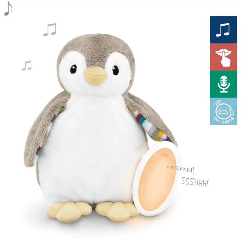 Zazu Grey Phoebe The Penguin Sleep Shusher 1