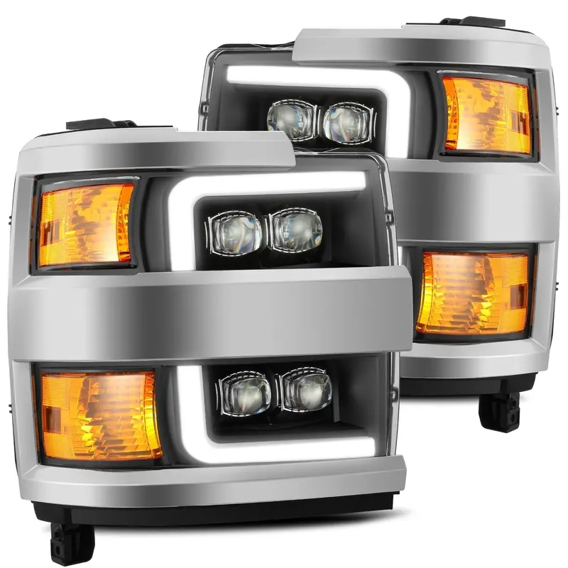 Alpharex 880227 Black Led Projector Headlights – Precision Optics & Modern Styling 1