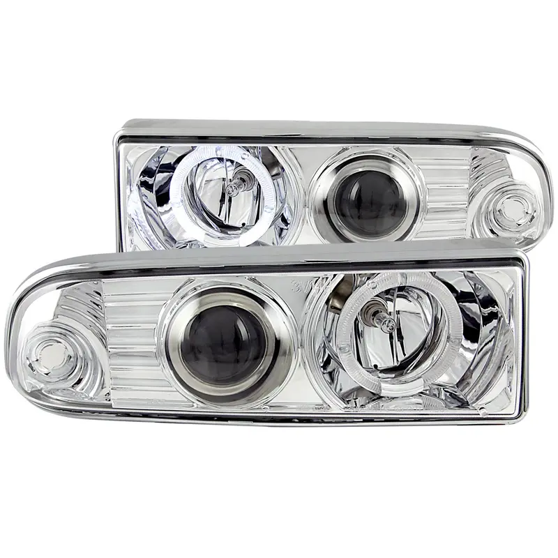 Anzo Usa 111016 Projector Headlight Assembly With Halo Rings 1