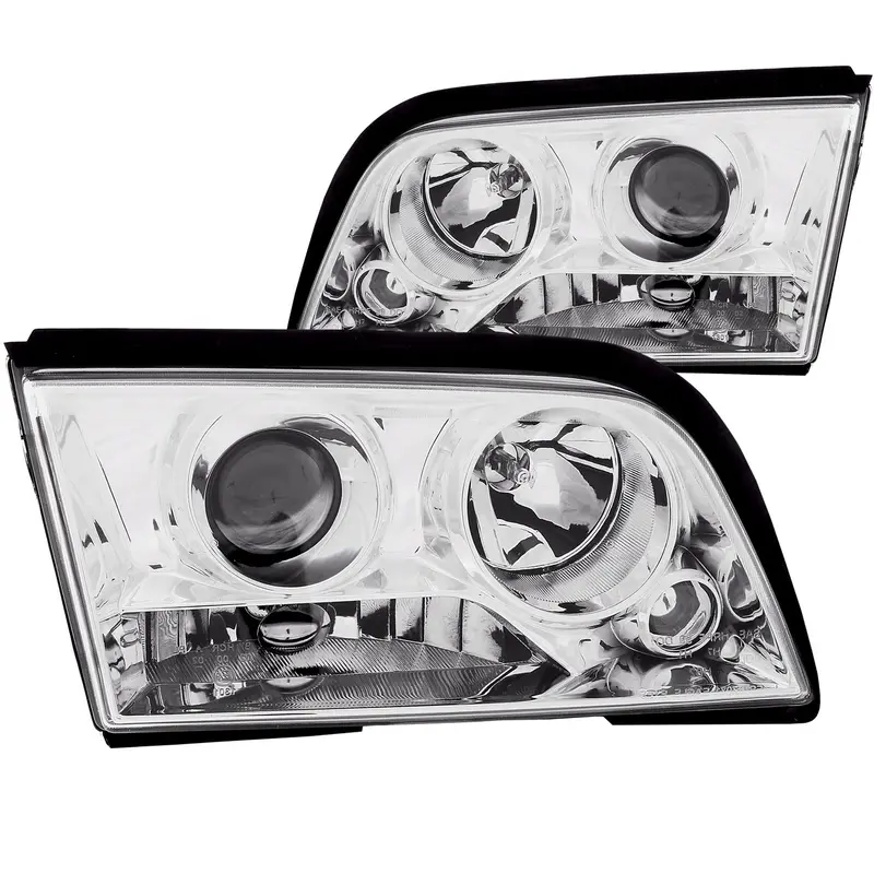 Anzo Usa 121158 Projector Headlight Assembly – Clear Lens, Chrome Housing, Pair 1