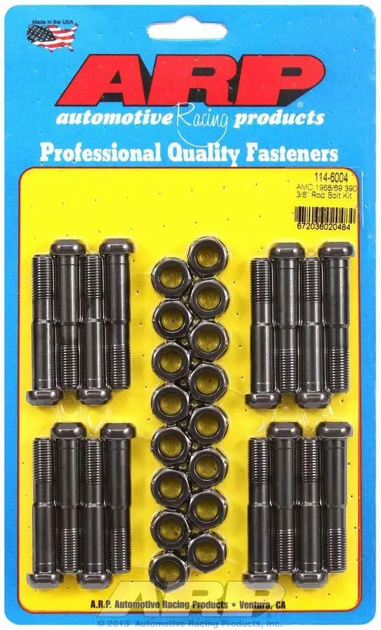Arp 114-6004 Amc V8 Rod Bolt Kit – Designed For 1968–1969 390 Cubic Inch Engines 1